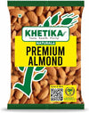 Khetika Premium Whole Almonds - 500 gms