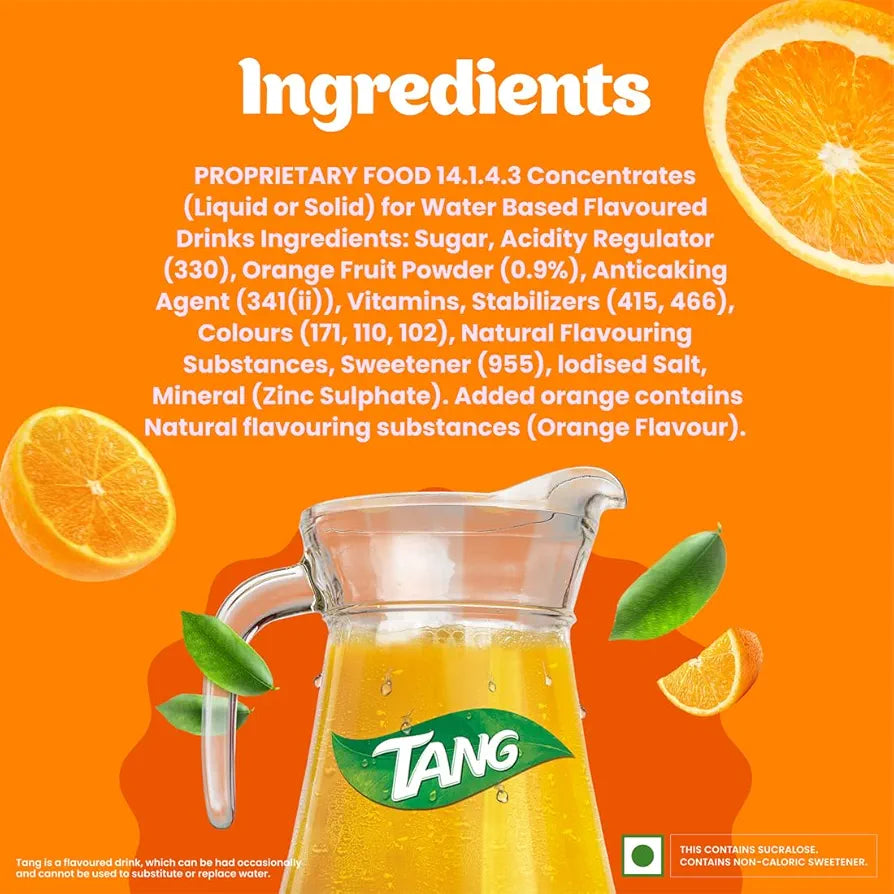 Tang Orange Instant Drink Mix - 500 Gms - Veeha Foods