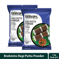 Brahmins Ragi Puttu Powder – A Vegetarian Promise - 1 kg(Pack of 2)