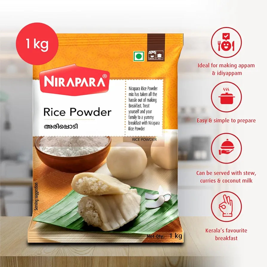 Nirapara Rice Powder No Added Preservatives and Colour Hygienically ...