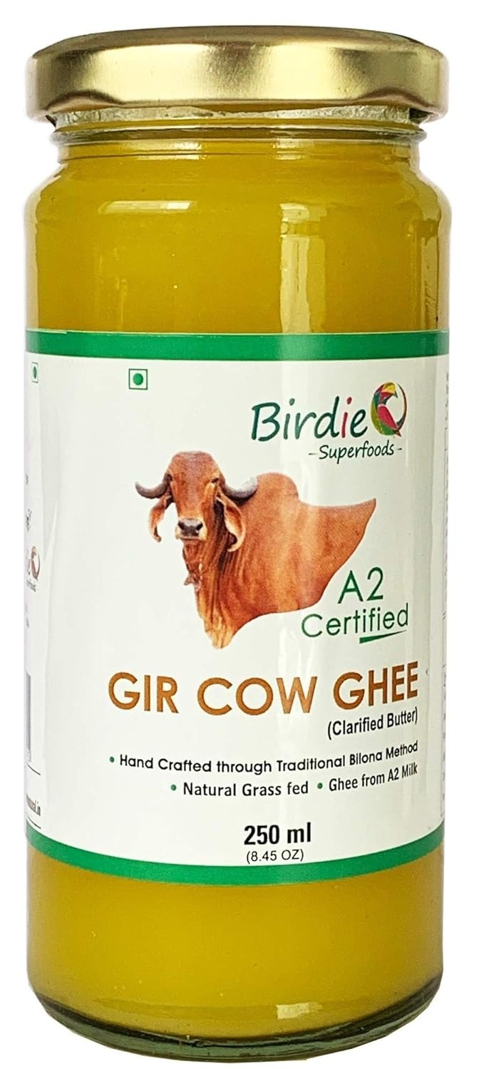 Birdie Superfoods Pure A2 Gir Cow Vedic Bilona - 250 ml