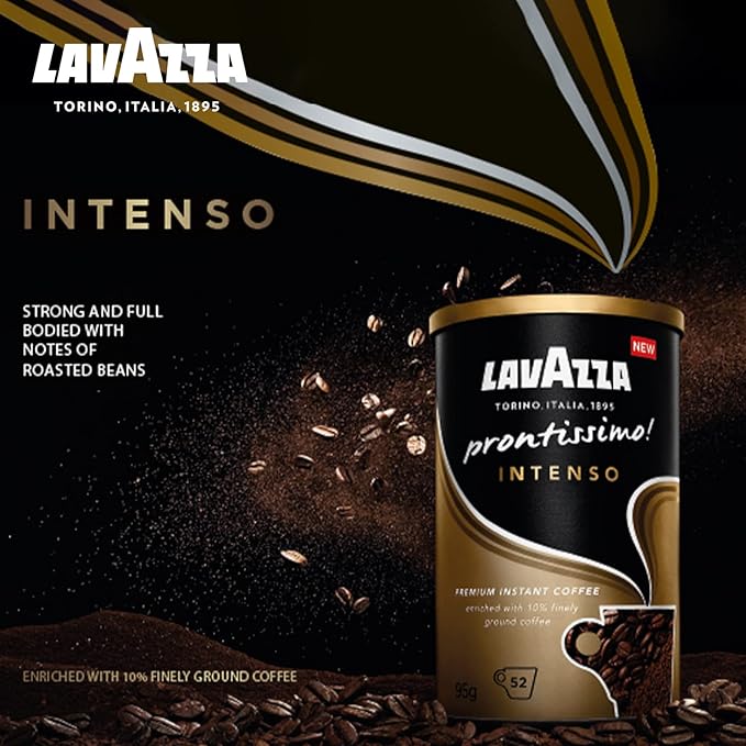 Lavazza Prontissimo Intenso Instant Coffee - 95 gms