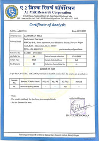 Gavyratan A2 Cow Desi ghee Bilona Ghee 1l in Pantry, 100% Pure A2 Cow Desi Ghee Made Using Traditional Bilona Method Ghee 1 Ltr. A2 Cow Ghee Organic