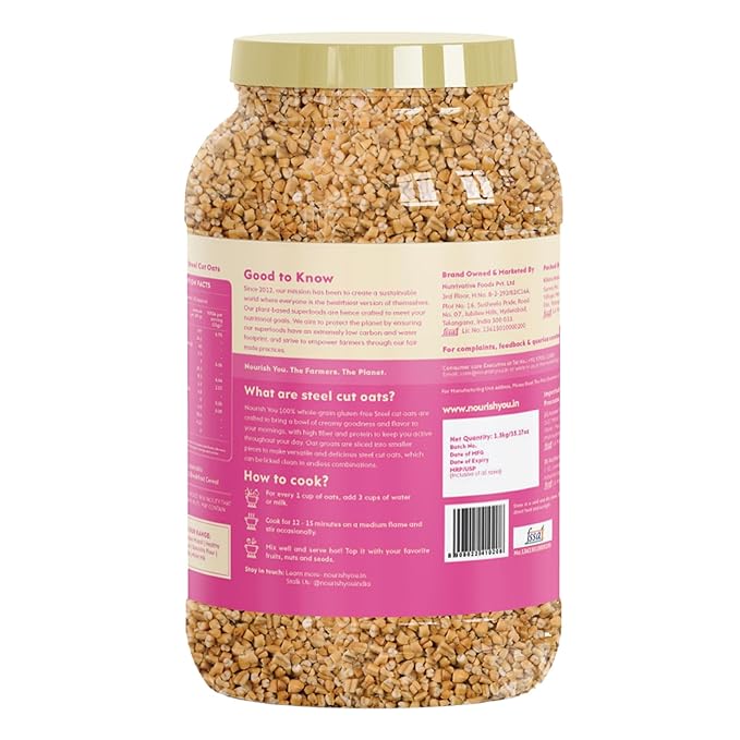 Nourish You Steel Cut Oats - 2 kg