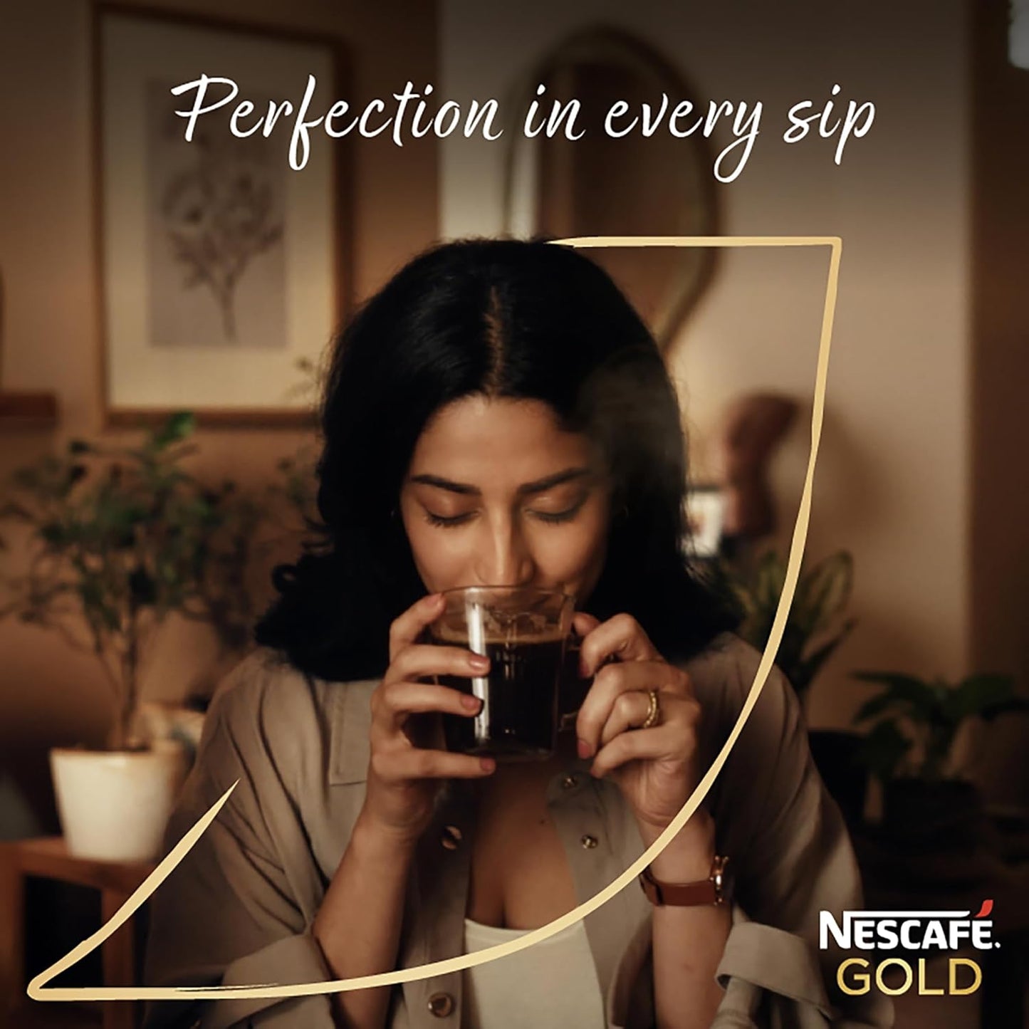 Nescafe Gold Instant Coffee Powder - 90 Gms