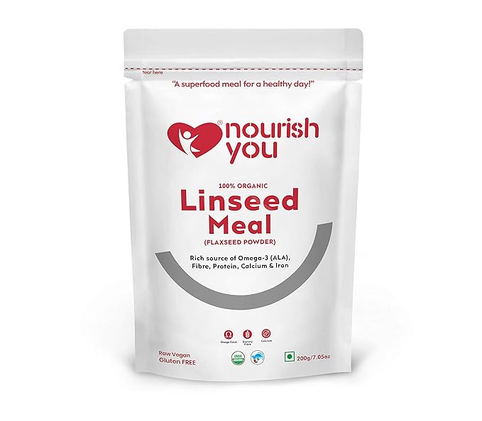 Nourish You Cold Milled Organic Flax Seed Powder - 200 gms