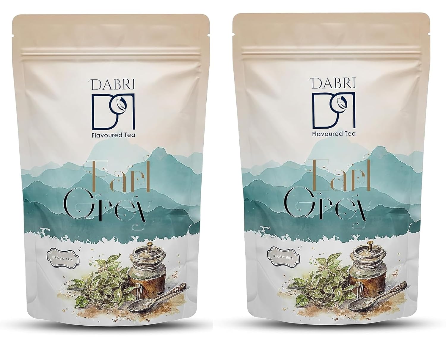 Dabri Earl Grey Black Tea - 100 gms (Pack of 2) - Veeha Foods