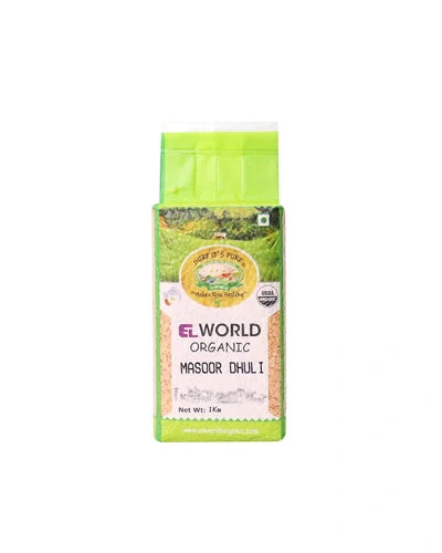 Elworld Agro & Organic Food Products Red Masoor Dal Split