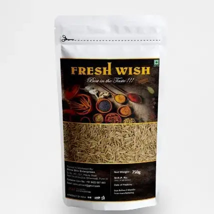 Fresh Wish Whole Cumin Jeera Seeds - 750 gms