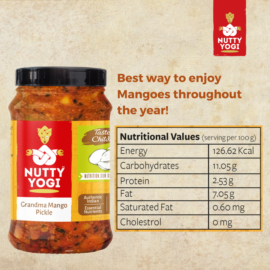 Nutty Yogi Grandma Mango Pickle 200g