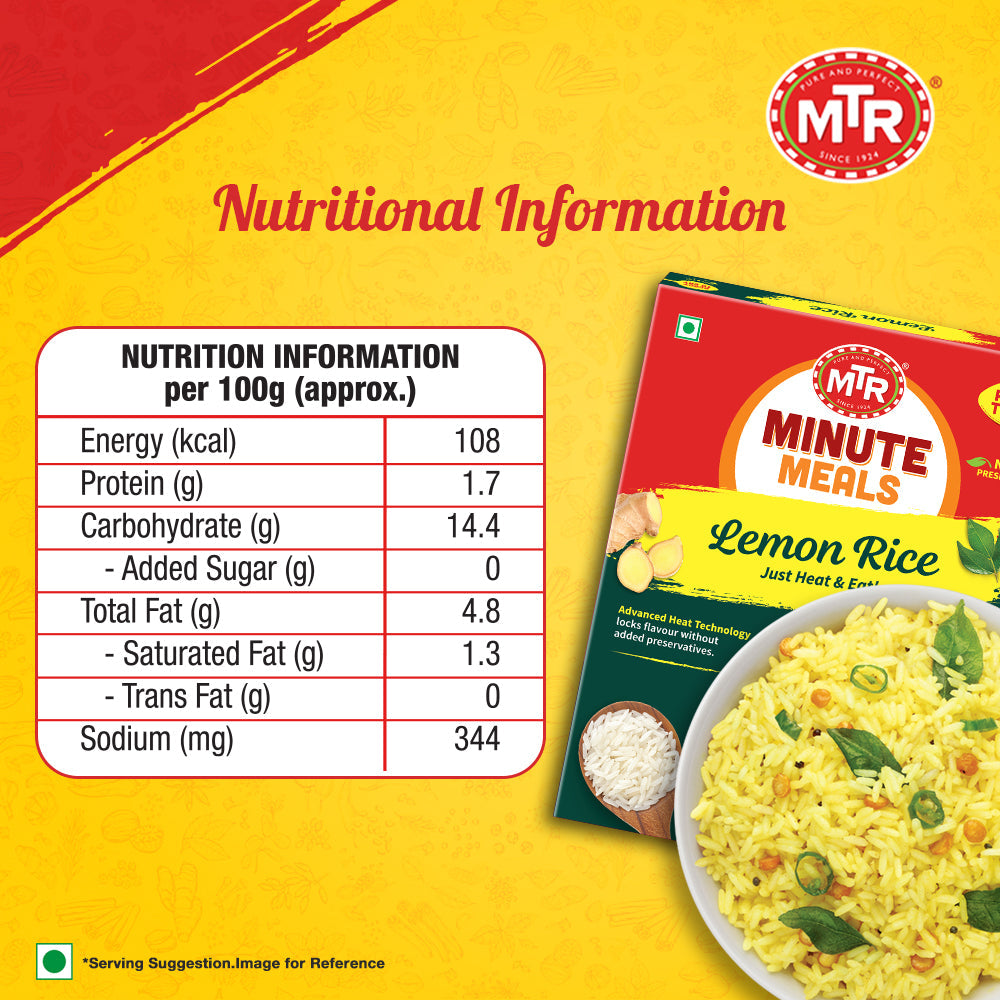 MTR Ready to Eat Lemon Rice 250 g