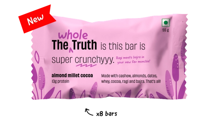 Almond Millet Cocoa - Pack of 8 Millet Bars