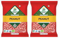 24 Mantra Organic Raw Peanuts - 1000 gms (pack of 2)