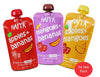 Happa Apple+Banana Mango+Banana, Apple+Mango Fruit Puree (Pack of 3)