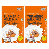 Pallavi's Spices Turmeric Milk Mix Royal Saffron - 50 gms (pack of 2)