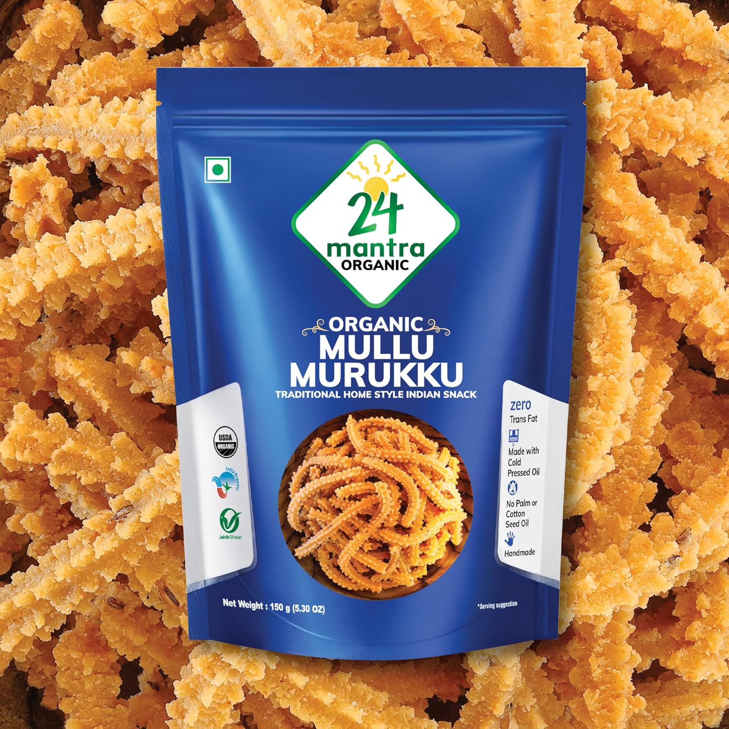 24 Mantra Organic Mullu Mrurkku - 150 gms - Veeha Foods