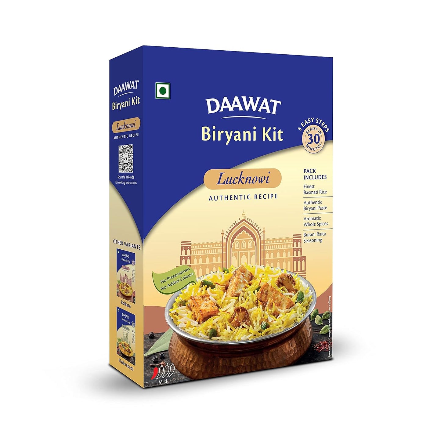 Daawat Biryani Kit Lucknowi Authentic Recipe - 334 gms