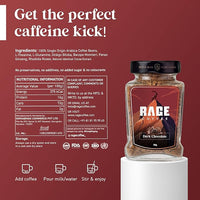 Rage Coffee Dark Chocolate Instant Coffee - 50 gms