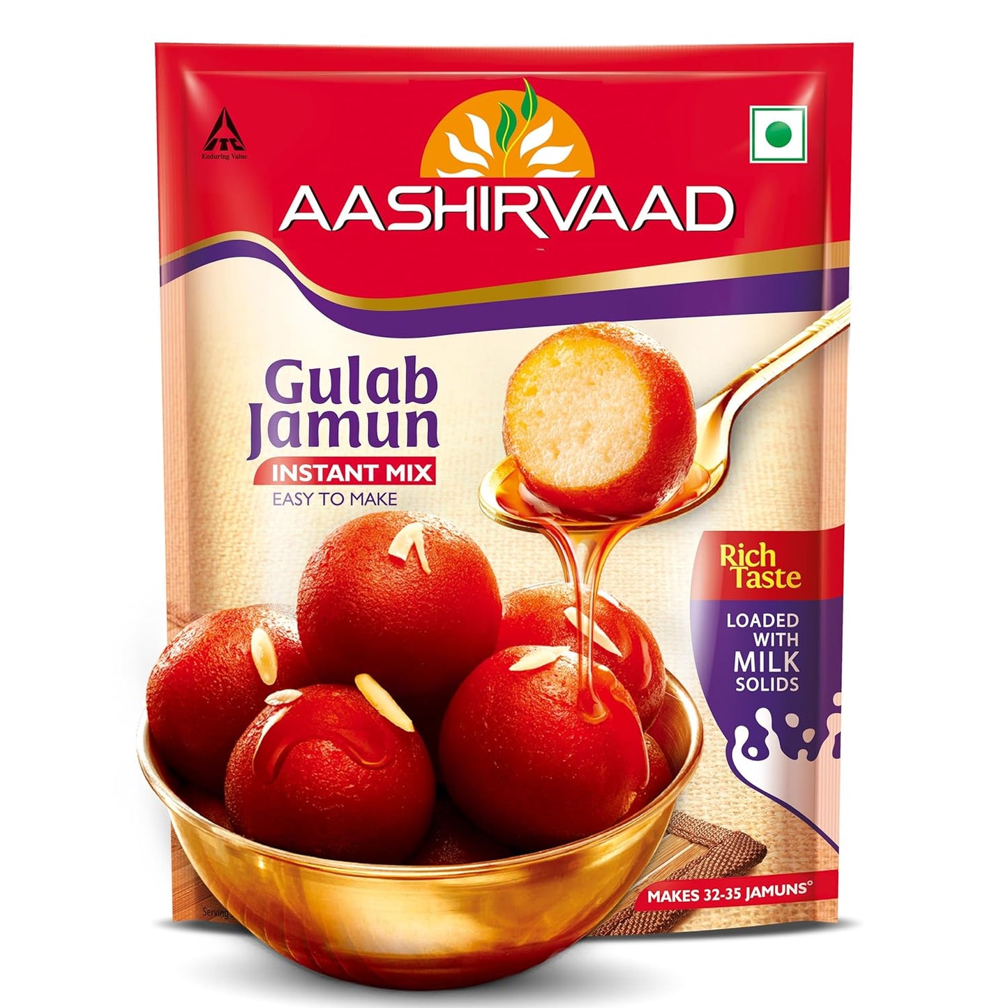 Aashirvaad Instant Mix Gulab Jamun - 500 gms