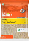 Pro Nature Organic Rava Regular - 500 gms