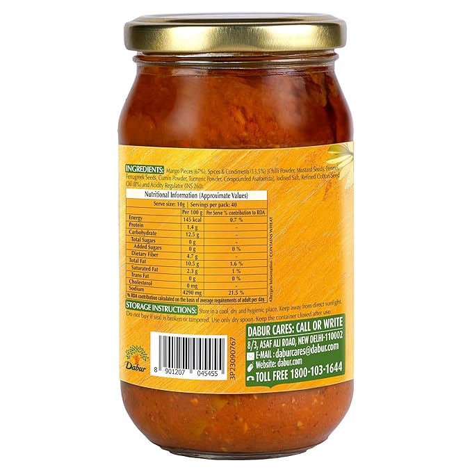 Dabur Hommade Mango Pickle - 400 gms