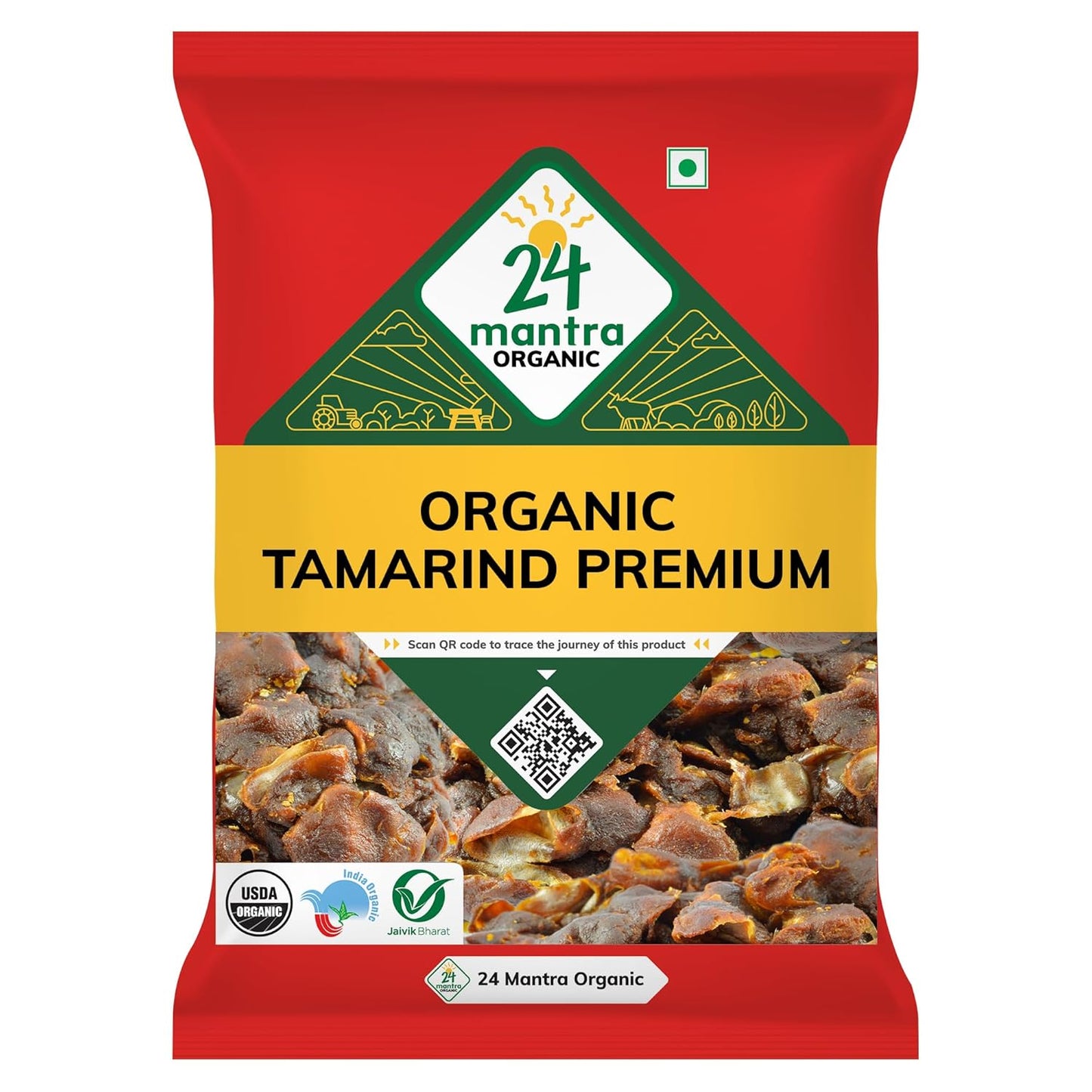 24 Mantra Organic Tamarind Premium - 500 gms