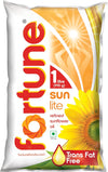 Fortune Sunlite Refined Sunflower Oil - 1 Ltr