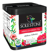 Sole Stone Wellness Collection Hibiscus Green Tea - 100 gms