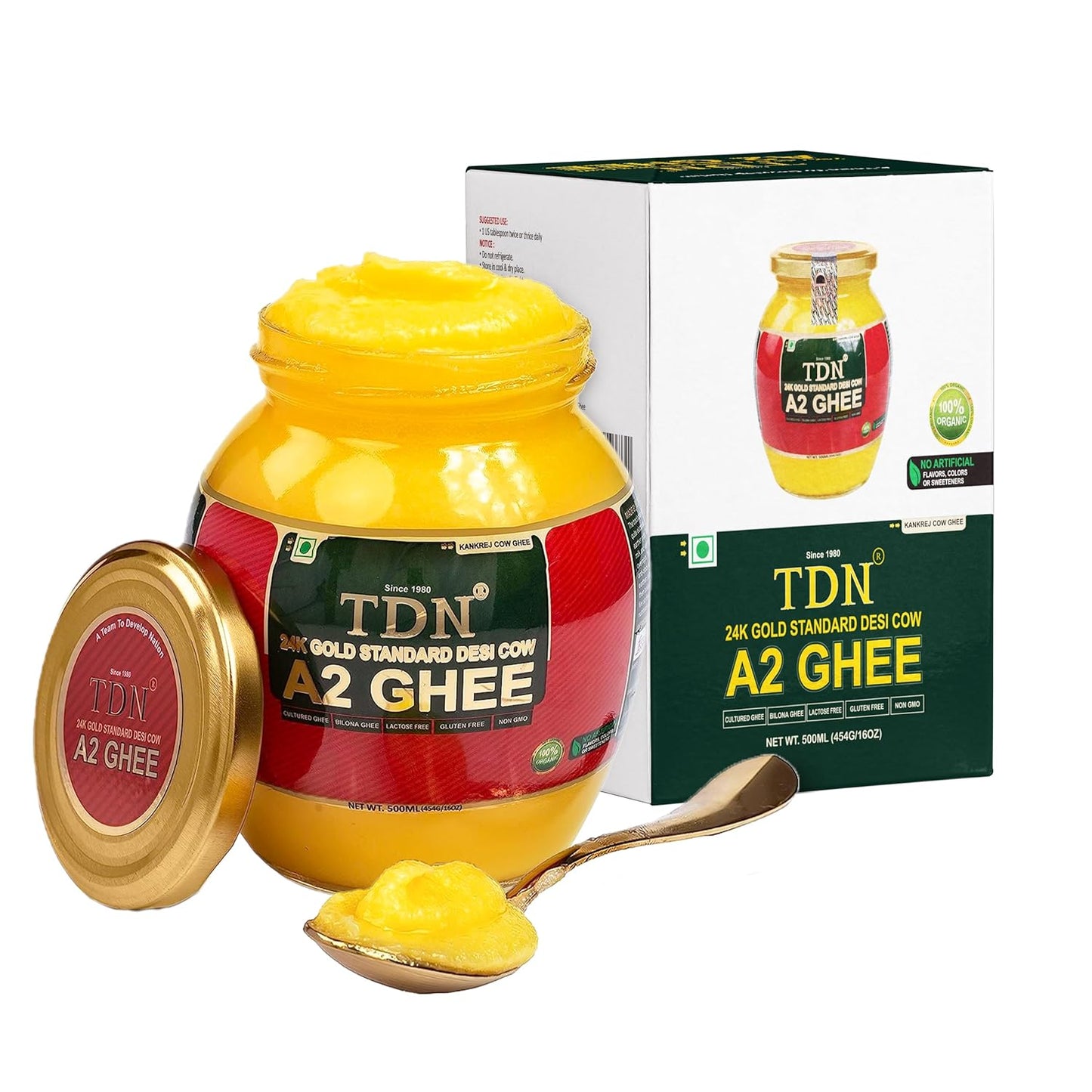 Tdn Fresh A2 Cow Ghee - 500 gms