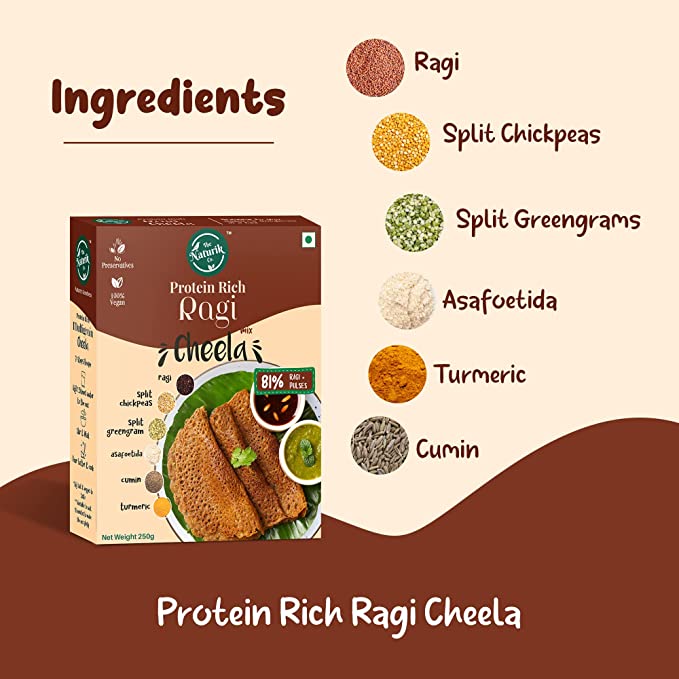 The Naturik Ragi (Millets) Cheela Mix