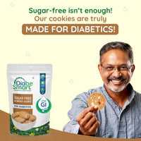 Diabe Smart Diabetic Almond Cookies Sugar Free Biscuits - 200 gms