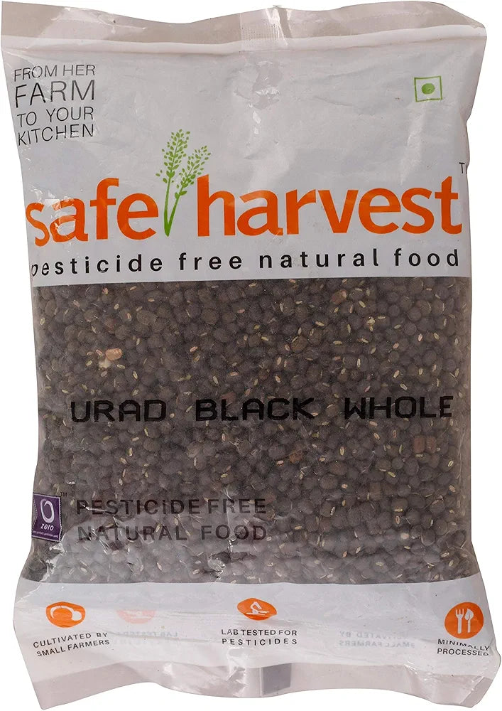 Safe Harvest Urad Black Whole, 500g