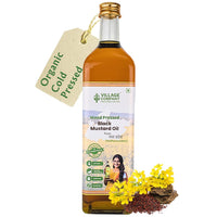 Village Company Cold Pressed Black Mustard Oil - 1000 gms