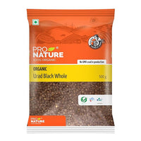 Pro Nature Organic Urad Black Whole - 500 gms