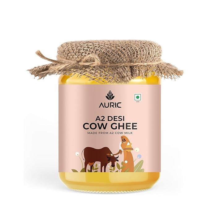 Auric A2 Bilona Desi Cow Ghee - 500 ml