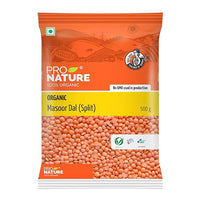 Pro Nature Organic Masoor Dal Split - 500 gms