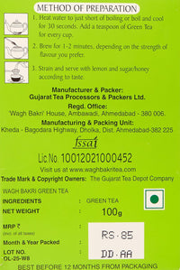 Wagh Bakri Green Tea Leaf - 100 gms