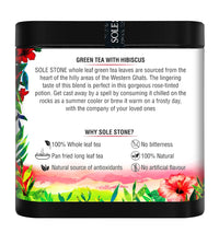 Sole Stone Wellness Collection Hibiscus Green Tea - 100 gms