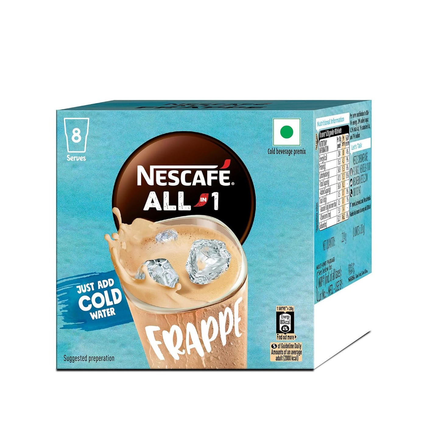 Nescafe Frappe Indulgent Cold Coffee - 224 gms