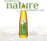 Gulab Cold Pressed Sesame Oil - 1 Litre | Gingelly Oil | Til Tel | Wood Pressed/Virgin Oil/Kolhu/Chekku/Ghani Oil | Natural