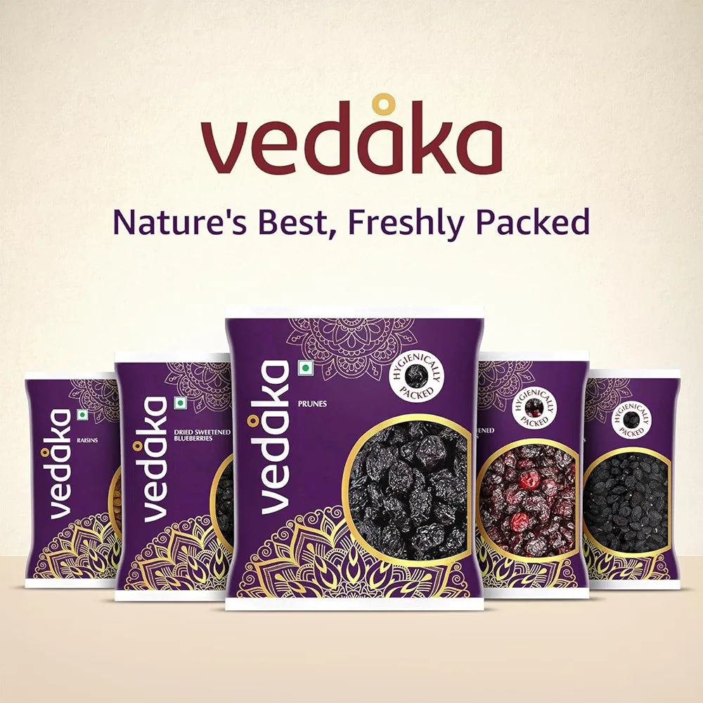 Amazon Brand - Vedaka Dried Sweetened Cranberries | 500 Gram | Whole | Tasty Snack For Kids & Adults | Quality Berries