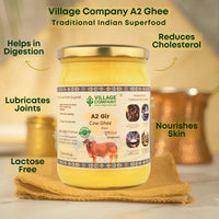 Village Company A2 Cow Desi Ghee - 500 gms (pack of 2)