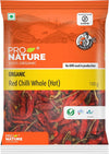Pro Nature Organic Red Chilli Whole - 100 gms