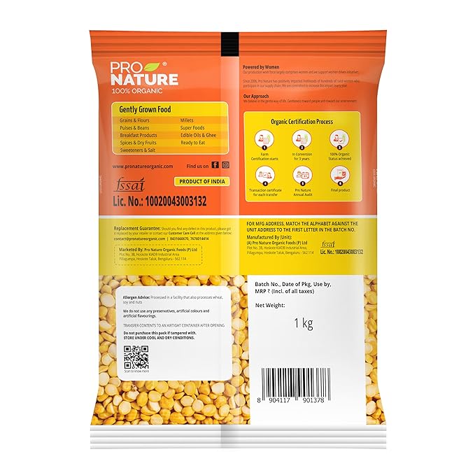 Pro Nature Organic Channa Dal - 1 kg