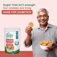 Diabe Smart Diabetic Jeera Biscuits Sugar Free Biscuits - 200 gms (Pack of 2)