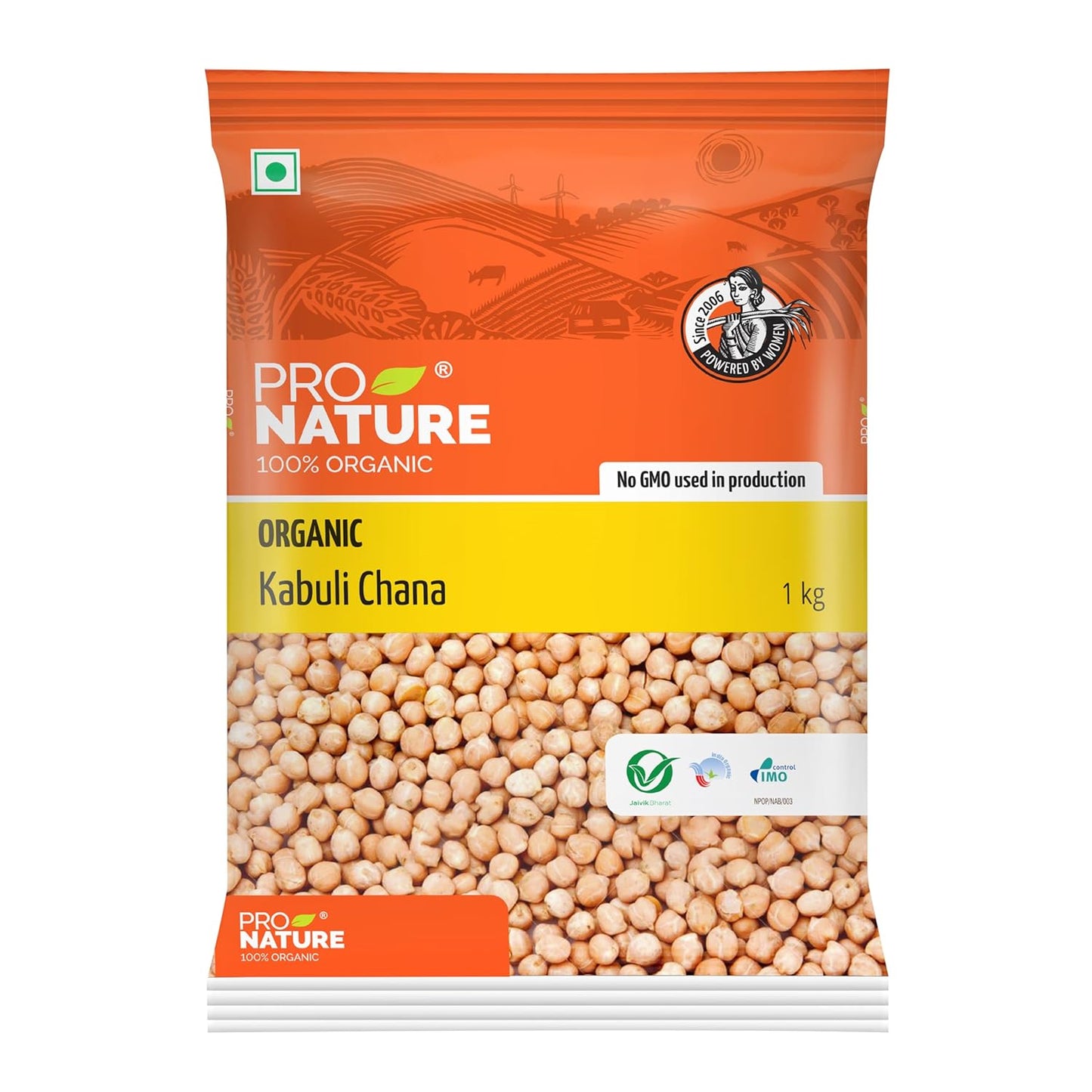 Pro Nature Organic Kabuli Channa - 1 kg