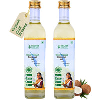 Village Company Cold Pressed Coconut Oil - 500 gms (pack of 2)