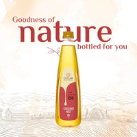 Gulab Cold Pressed Groundnut Oil - 1 Litre  | Peanut Oil | Sing Tel | Kolhu/Kachhi Ghani/Chekku/Wood Pressed | Natural Oil | Chemical Free