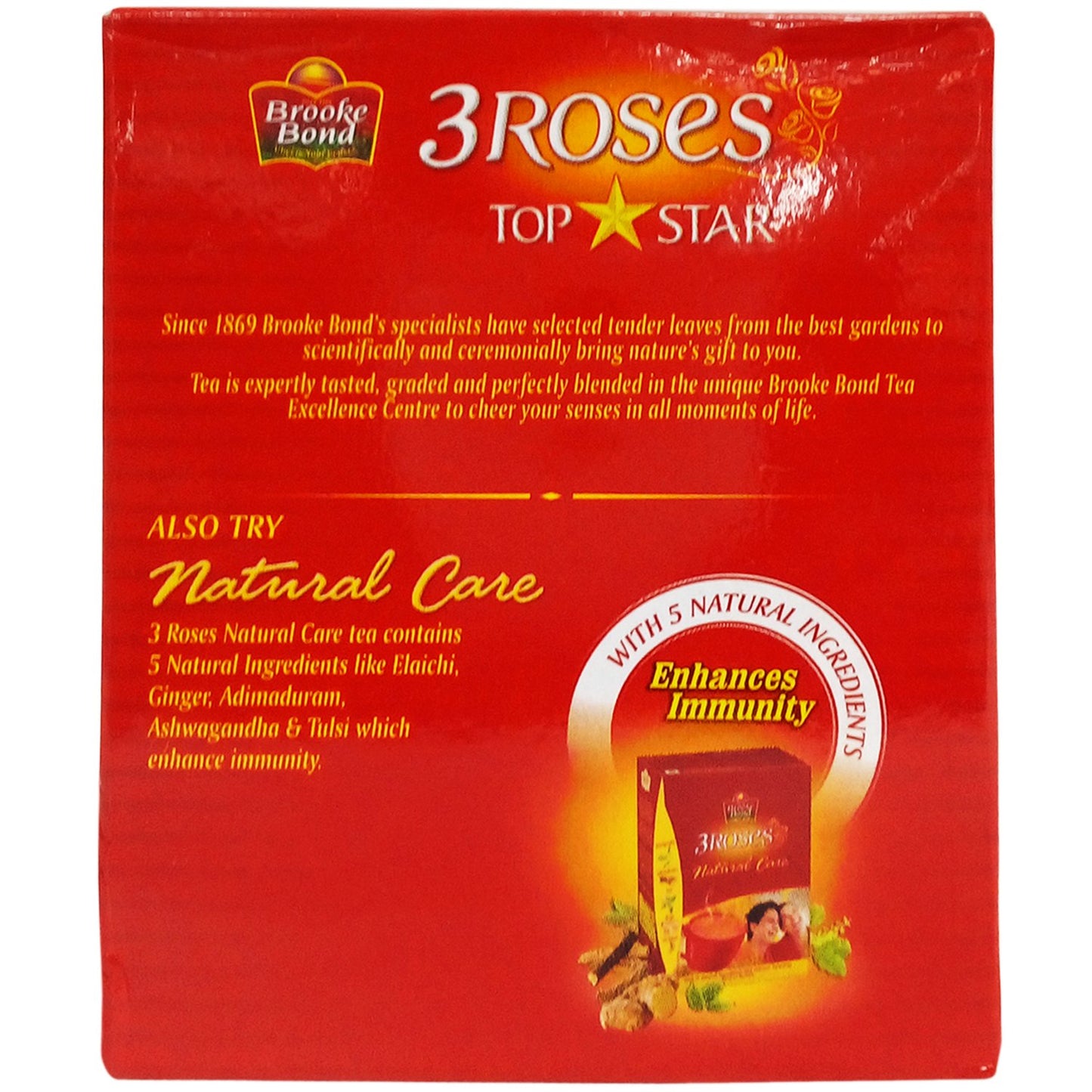 Brooke Bond 3 Roses Tea Top Star - 100 gms – Veeha Foods