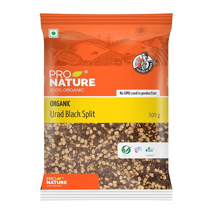 Pro Nature Organic Urad Black Split - 500 gms